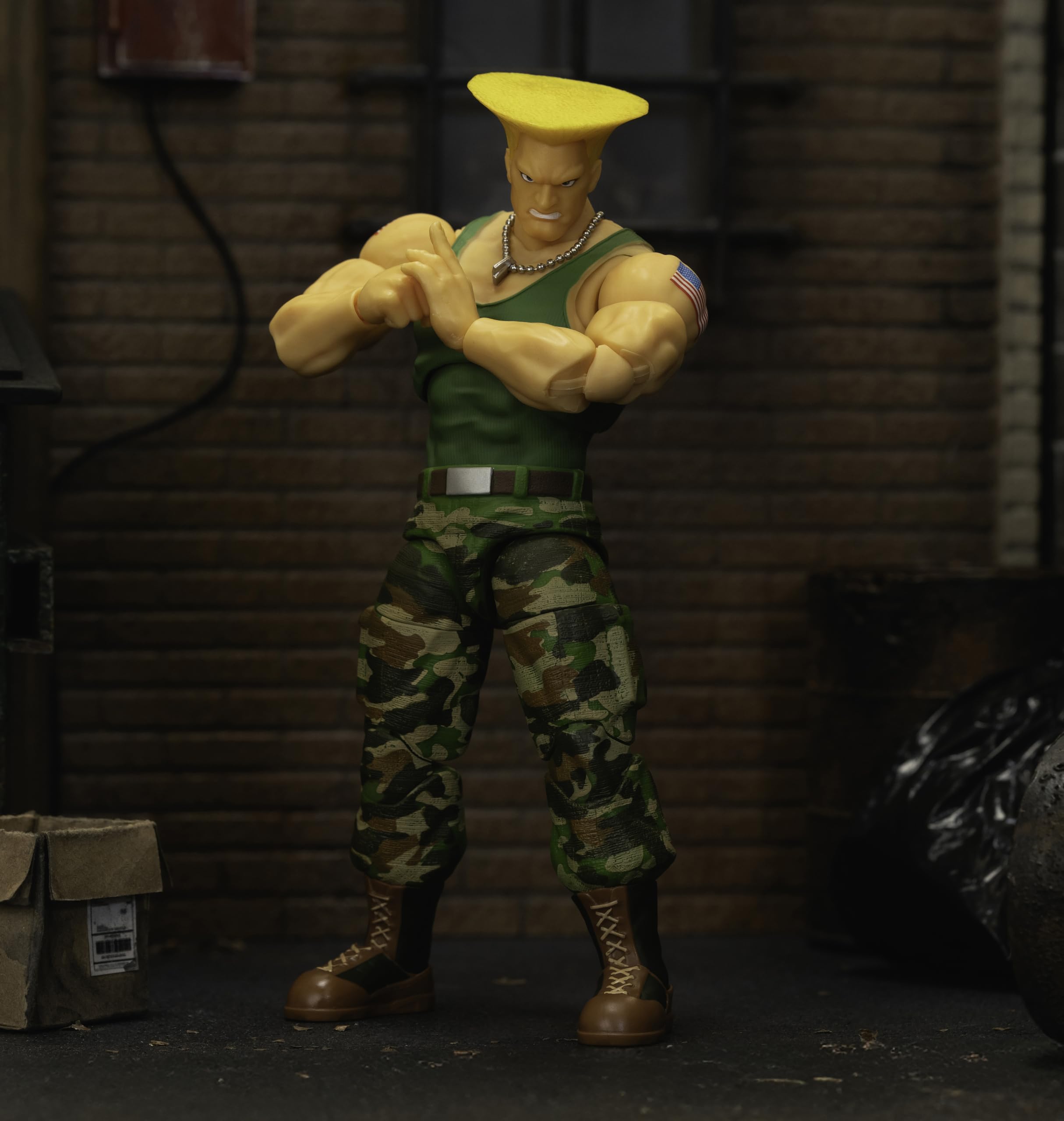Jada Guile comb recreates legendary victory pose.