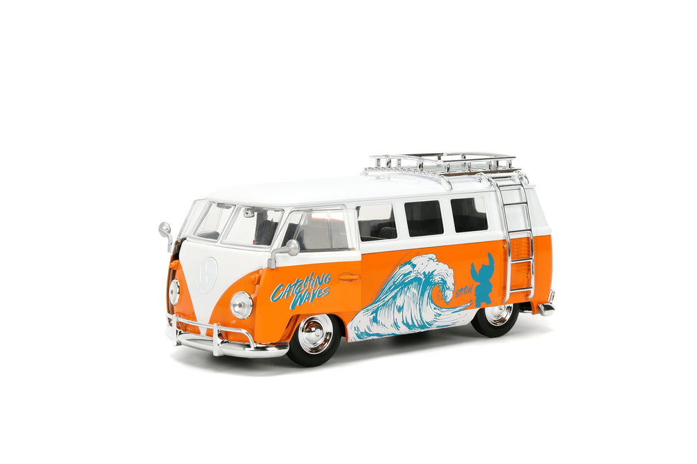 Jada Hollywood Rides detailed vintage bus styling for collectors.