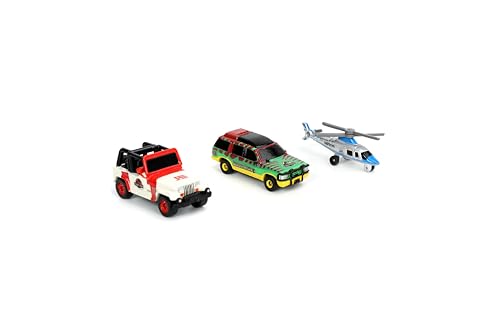 Jada Jurassic World Nano car, compact replica perfect for desk or shelf.