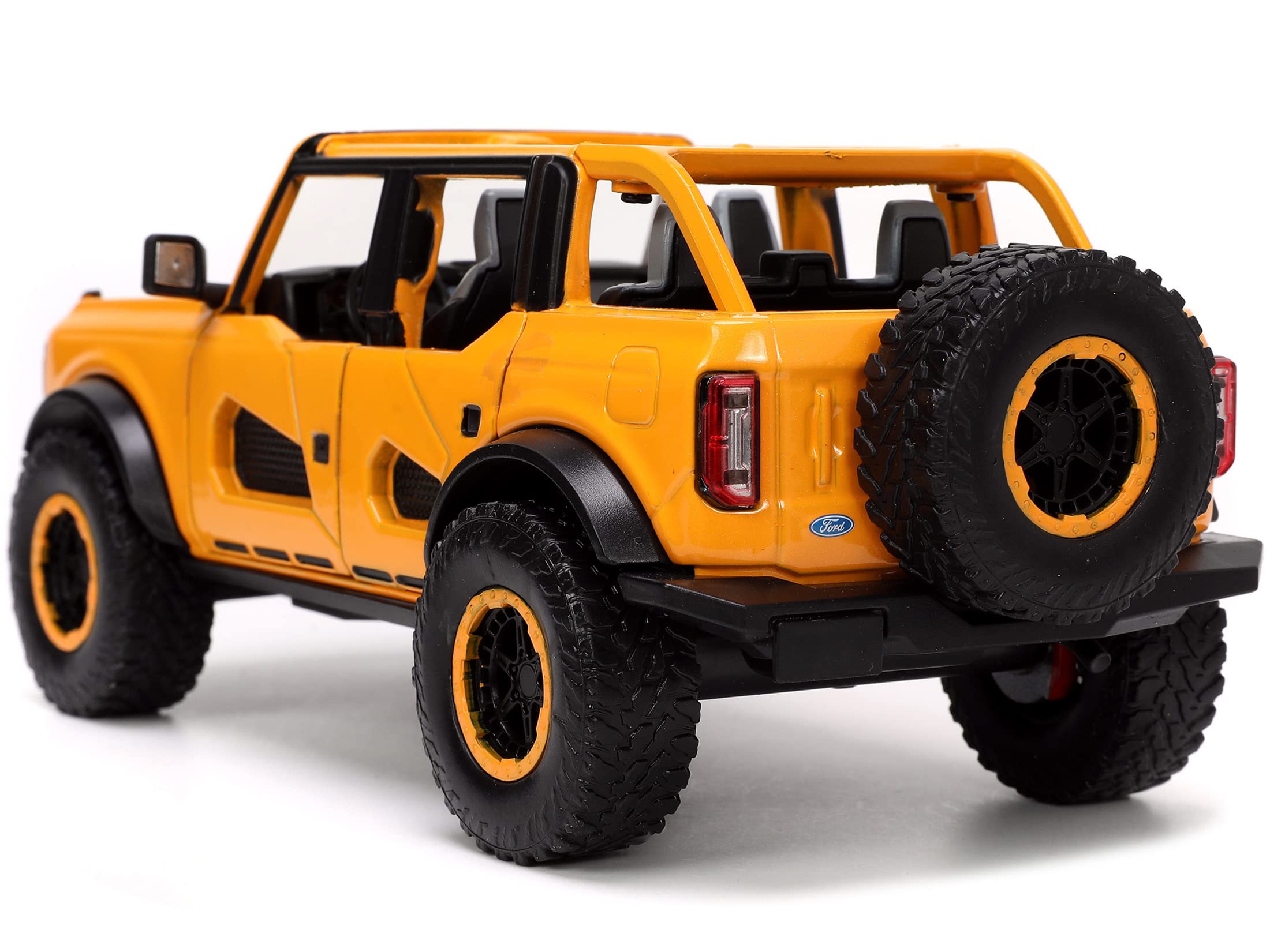 Jada Just Trucks Ford Bronco interior detailing for display realism.