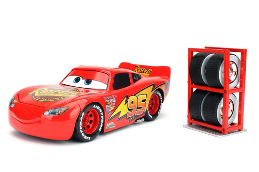 Jada Lightning McQueen 1:24 die-cast car for display and collection