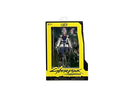 Lucy detailed sculpt captures cyberpunk flair for premium shelf display.
