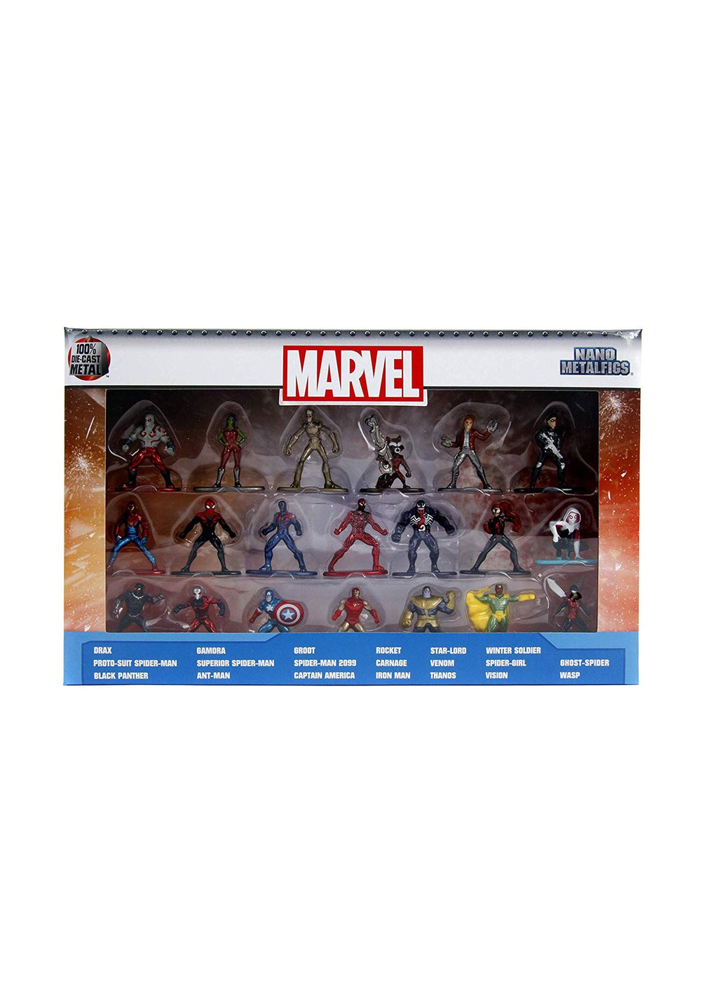 Jada Marvel 1.65 inch die-cast Groot figure perfect for display shelves.