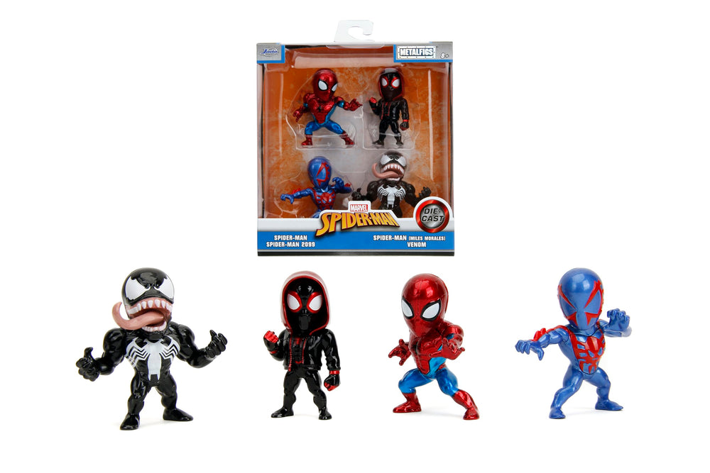 Jada Marvel Spider-Man Classic Spider-Man 2.5-inch die-cast figure for display and play.