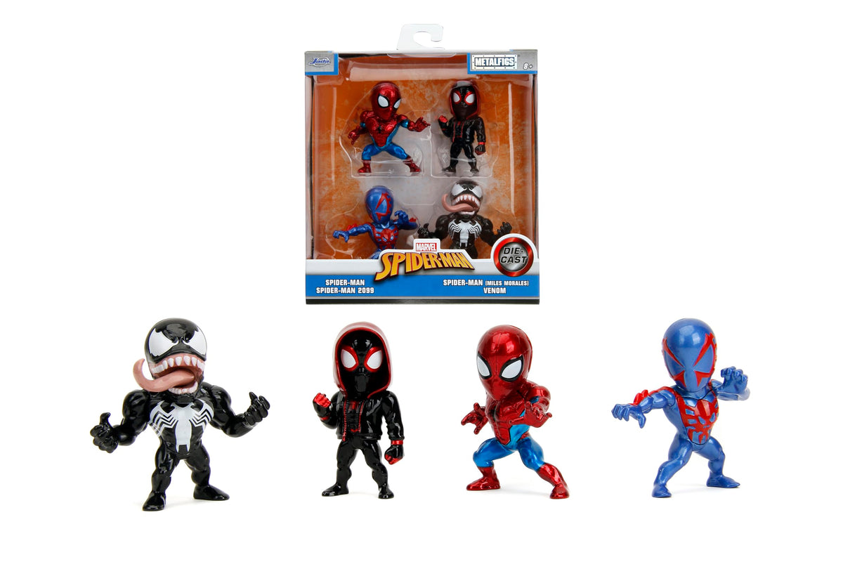 Jada Marvel Spider-Man Classic Spider-Man 2.5-inch die-cast figure for display and play.