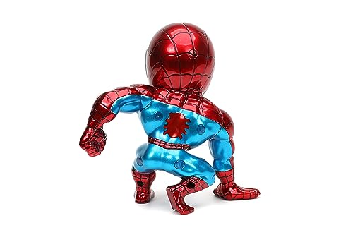 Jada Marvel Spider-Man pose detail captures high-end casting and styling.