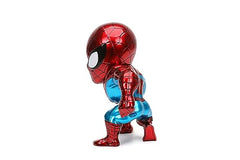 Jada Marvel Spider-Man side profile highlighting dynamic pose for display.