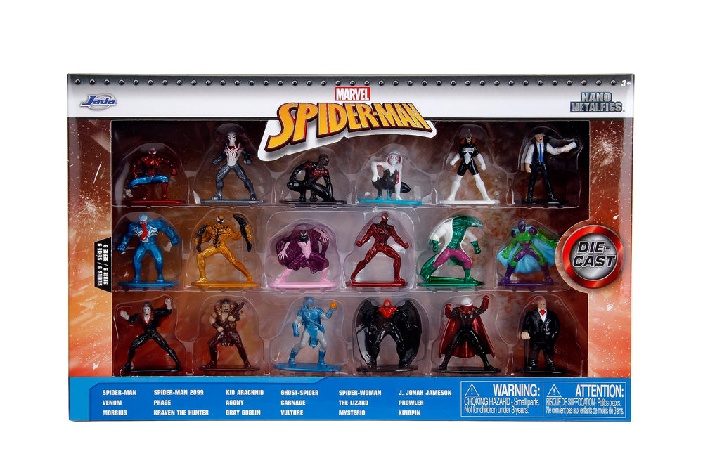 Jada Nano MetalFigs Mysterio figure with metallic sheen.