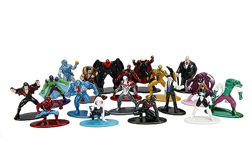 Jada Marvel Spider-Man Nano MetalFigs Venom figure with metallic detailing.