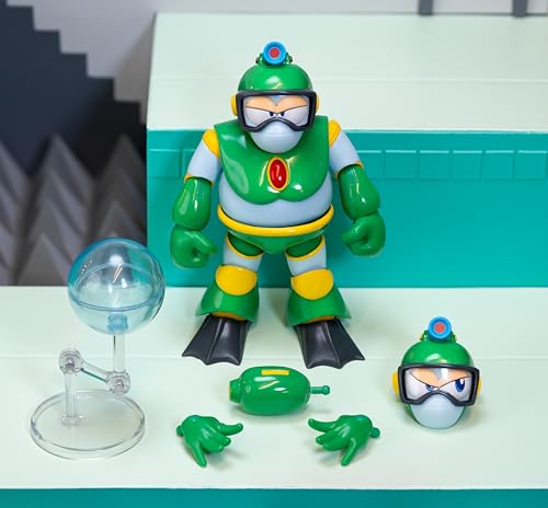Bubble Lead effect piece from Jada Mega Man Bubble Man for display