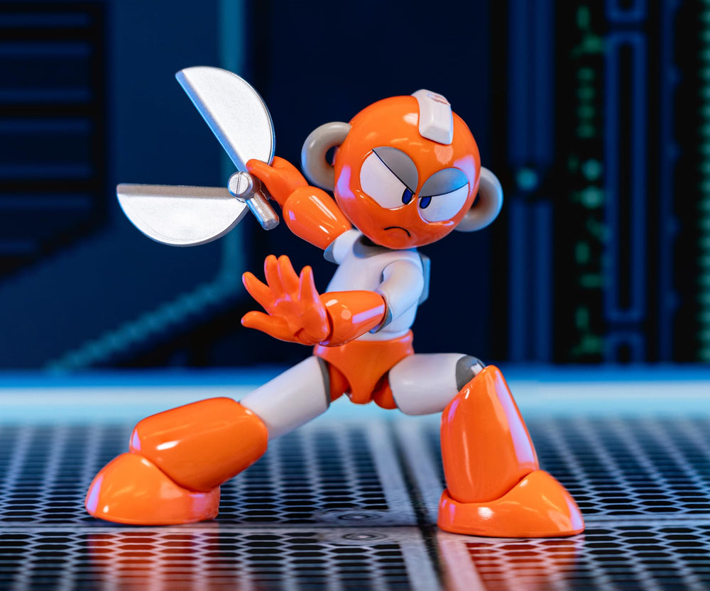 Jada Mega Man Cut Man close-up highlights detailed sculpt and finish.