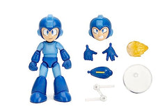 Jada Mega Man figure articulation close-up reveals over 15 movement points