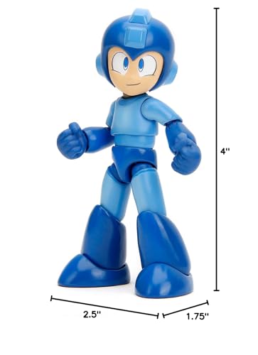 Jada Mega Man figure dynamic pose 2 highlights collection-worthy display