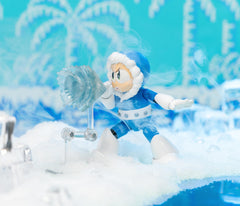 Jada Mega Man Ice Man nostalgic packaging echoes classic game vibes.