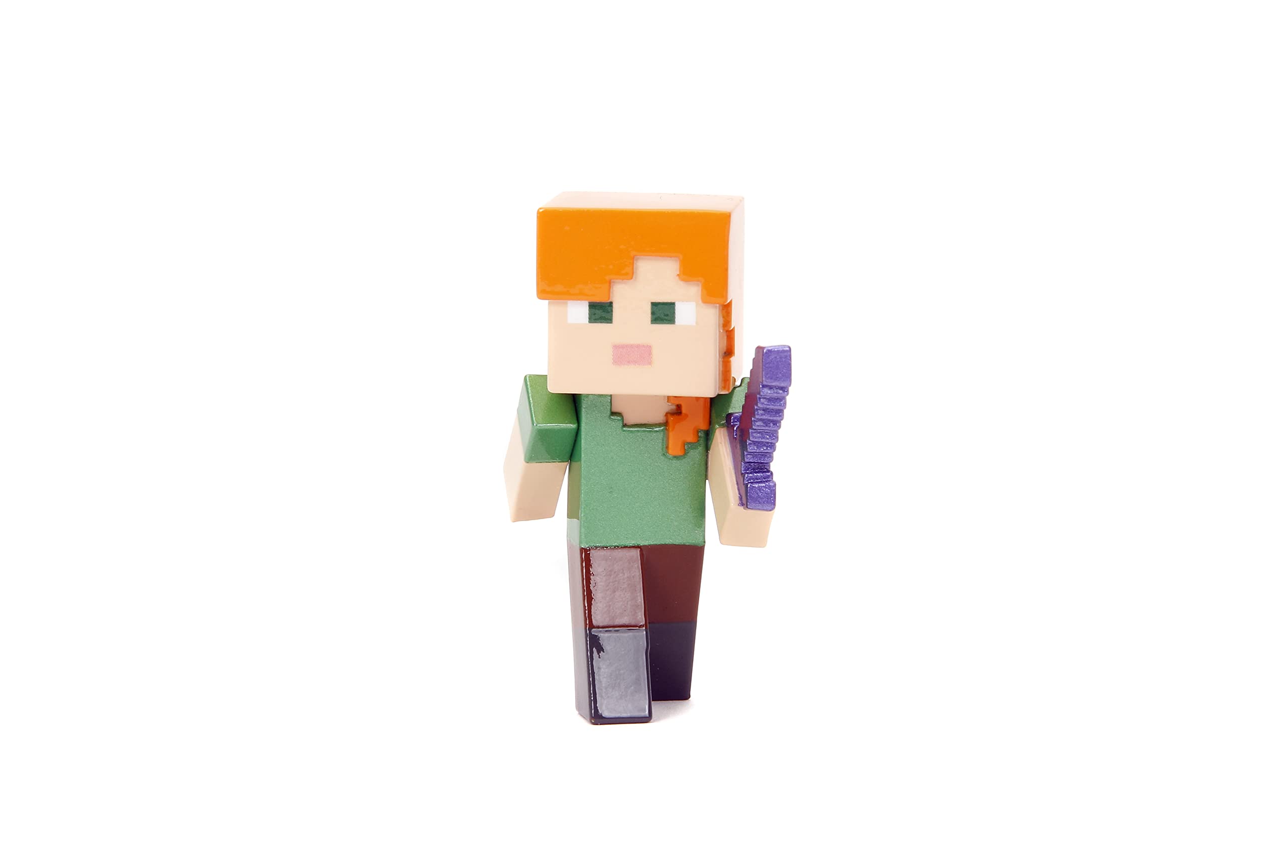 Jada Minecraft Creeper 2.5-inch metalfig front view, iconic collectible.