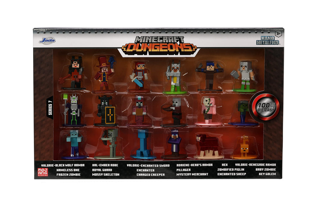 Jada Minecraft Dungeons Nano MetalFig Enderman compact and collectible for display