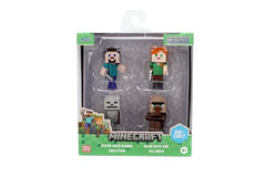 Jada Minecraft Metalfigs 4-Pack Steve with Sword side view for shelf styling