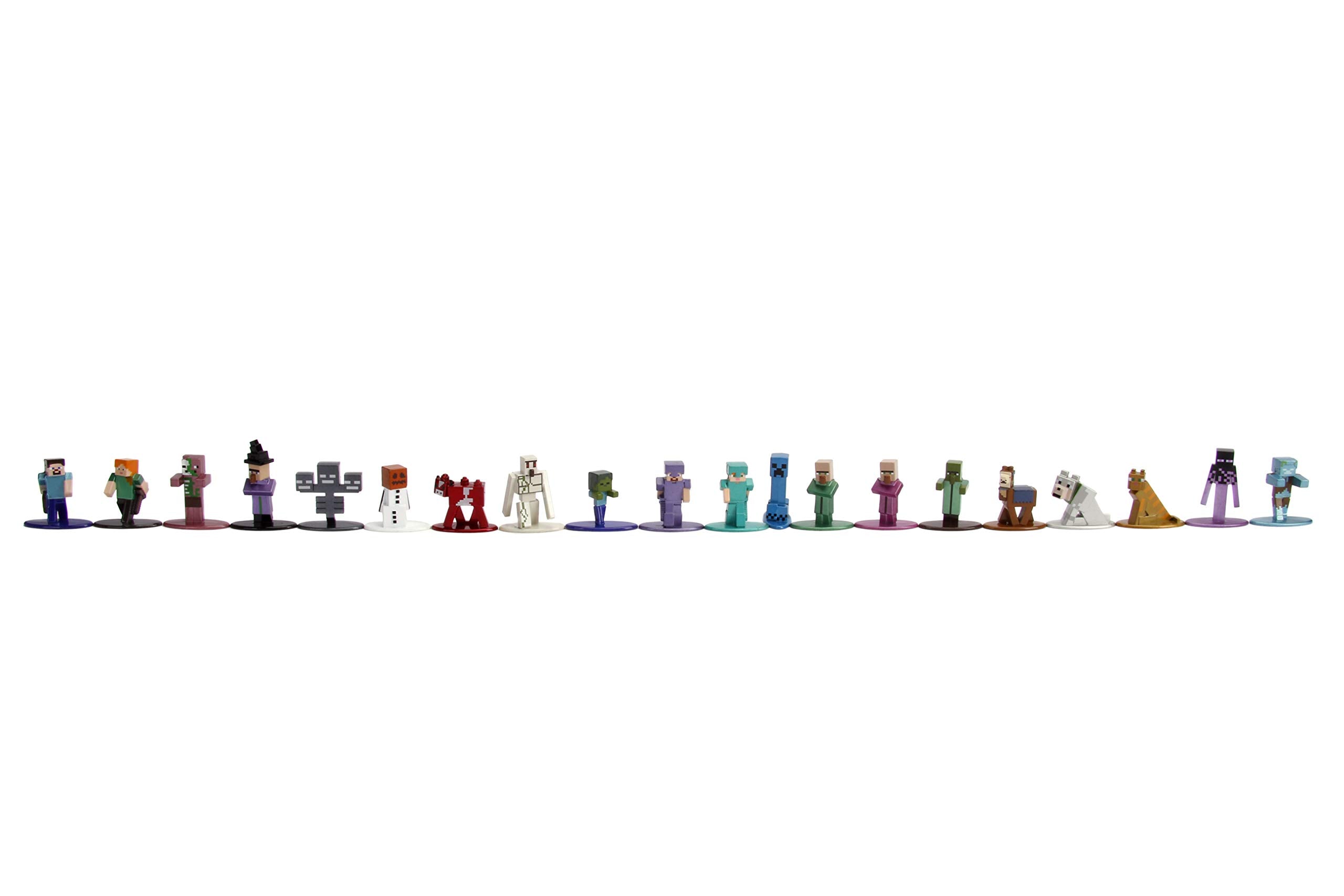 Jada Minecraft Nano Metal Fig metallic-detail emphasizes durable display quality