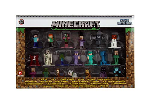 Jada Minecraft Nano Metal Fig side view highlights compact display option