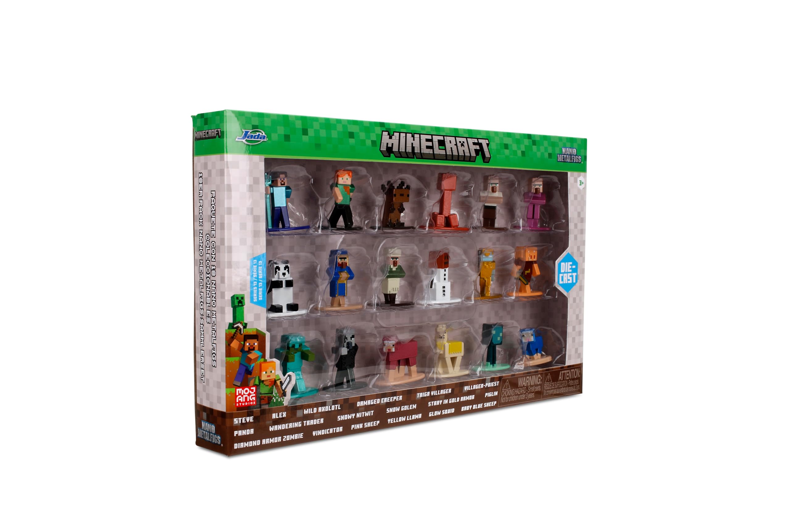 Jada Minecraft Nano Metalfigs Series 13 Baby Sheep figure for cuddly display