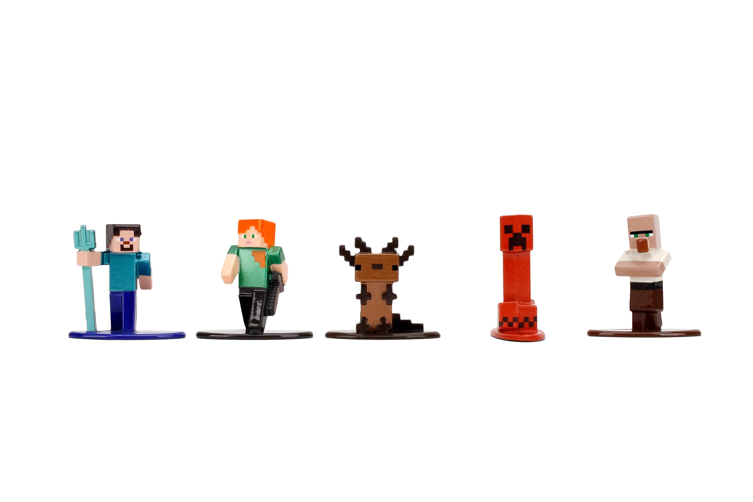 Jada Minecraft Nano Metalfigs Series 13 Snow Golem figure for winter dioramas