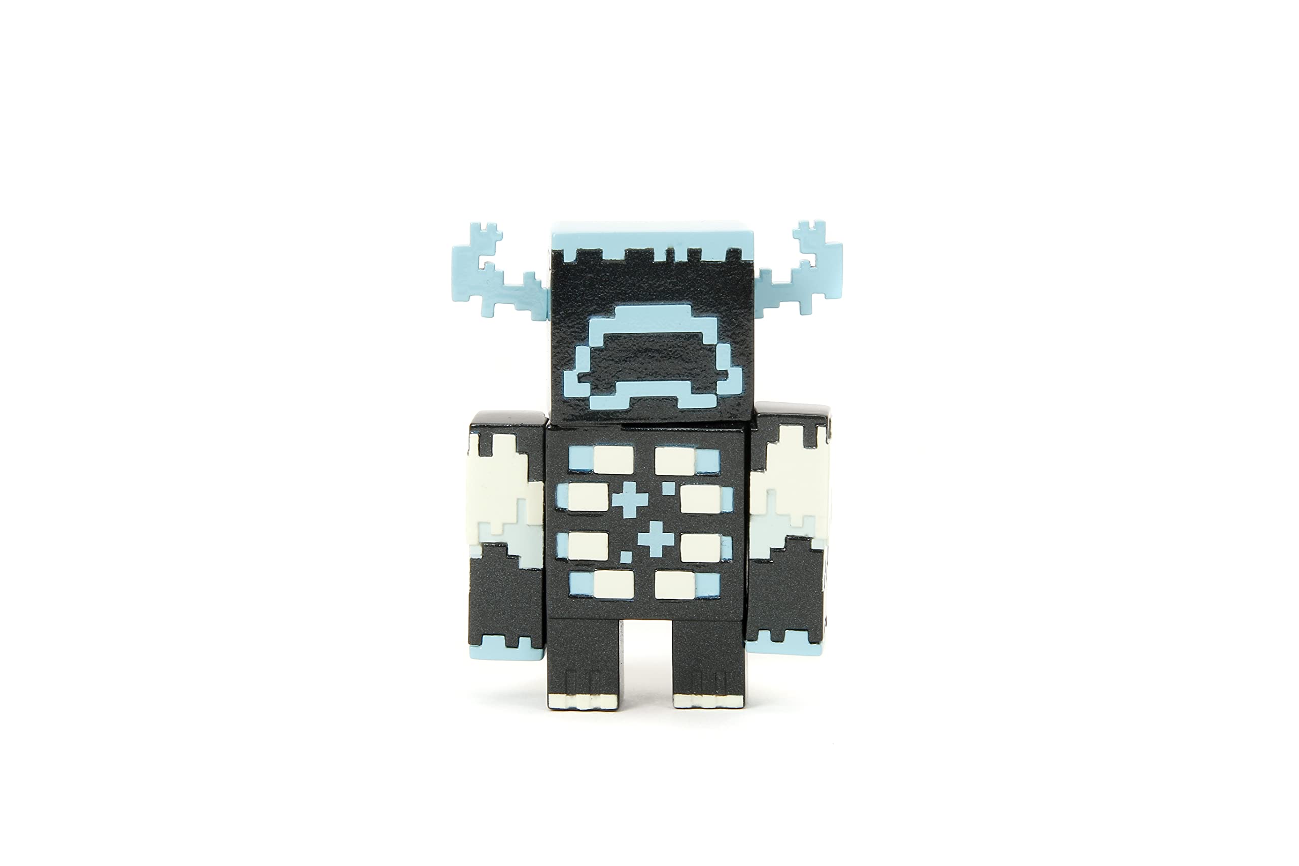 Jada Minecraft Warden 2.5-inch metalfig side view, eye-catching display piece.