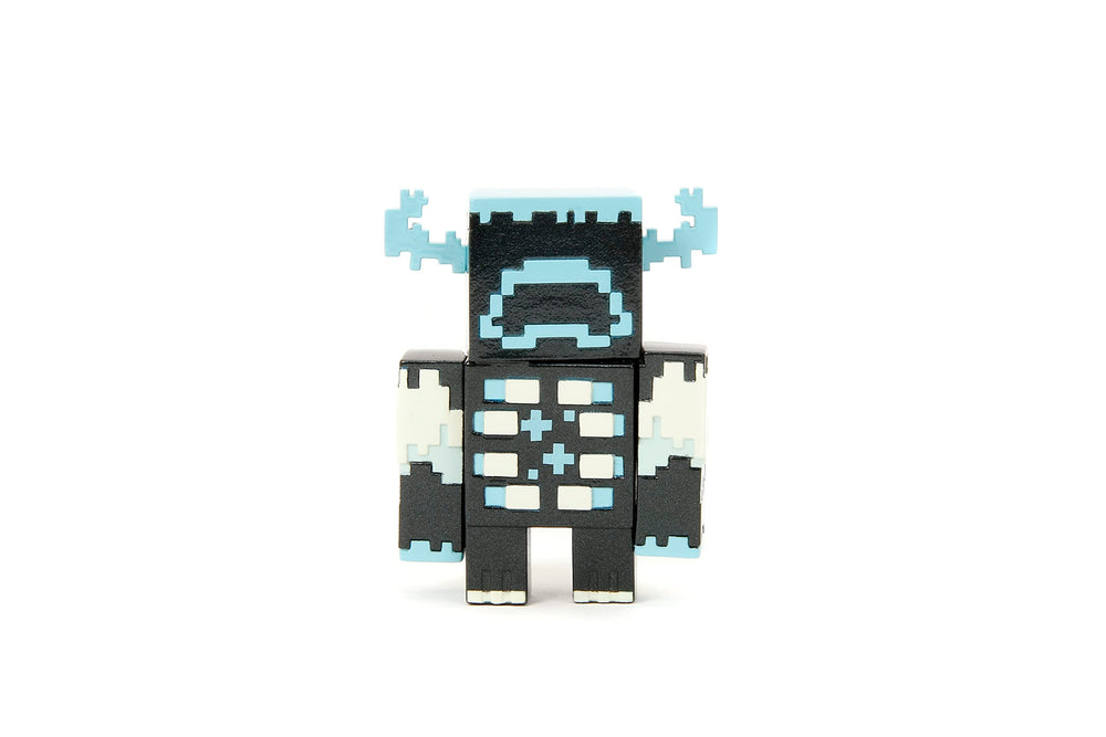 Jada Minecraft Warden 2.5-inch metalfig side view, eye-catching display piece.
