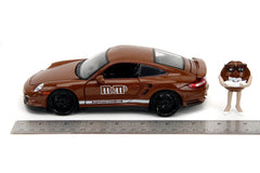 Premium logos and decals on the Jada MMS 1:24 Porsche 911 Turbo.