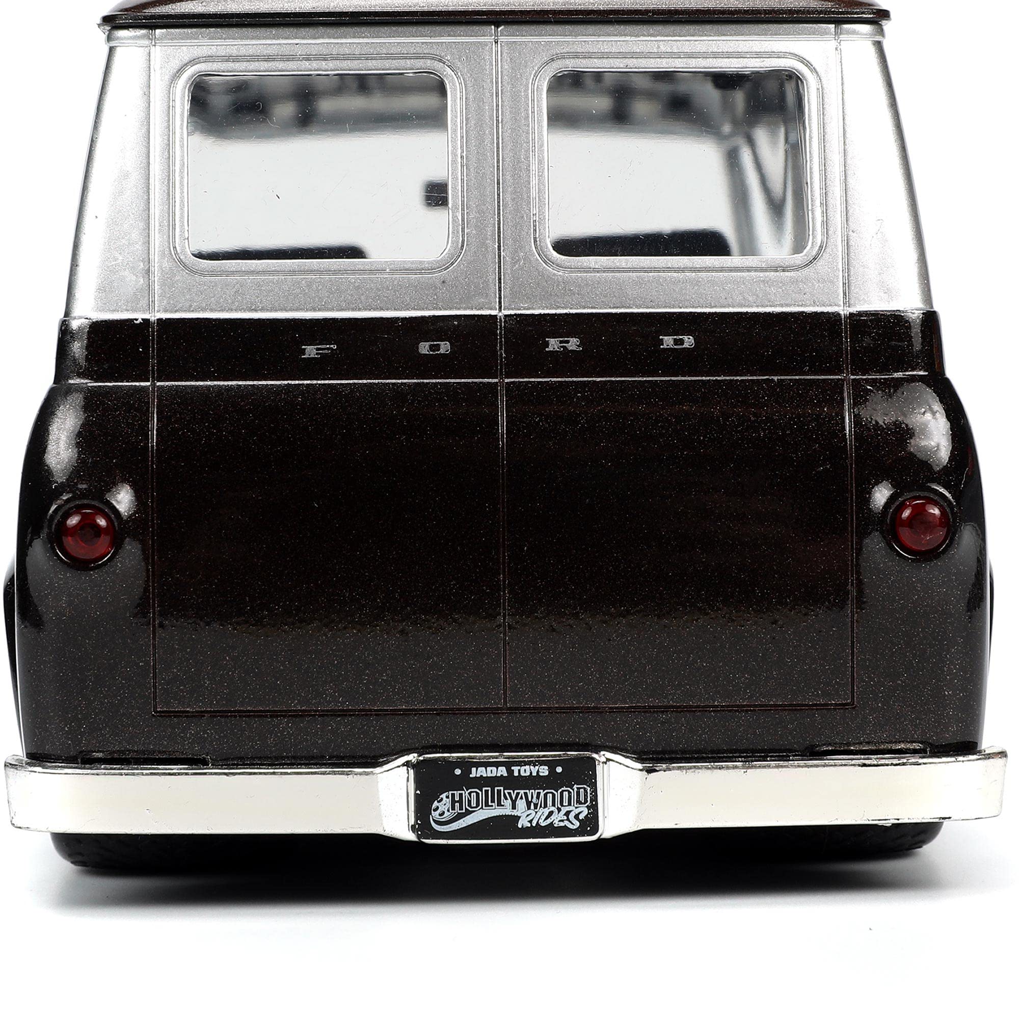 Jada M&M's 1965 Ford Econoline premium paint and deco highlights.