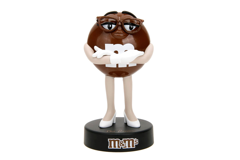 Jada MMS Brown die-cast figure, 4-inch height, display-ready centerpiece.