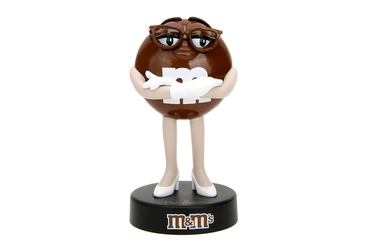 Jada MMS Brown die-cast figure, 4-inch height, display-ready centerpiece.