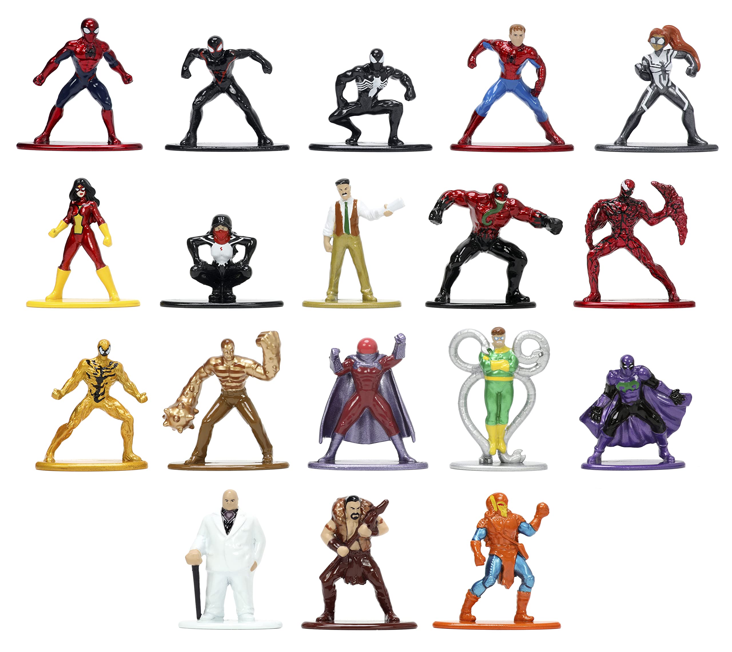 Jada Nano MetalFigs Spider-Man Mark IV die-cast display