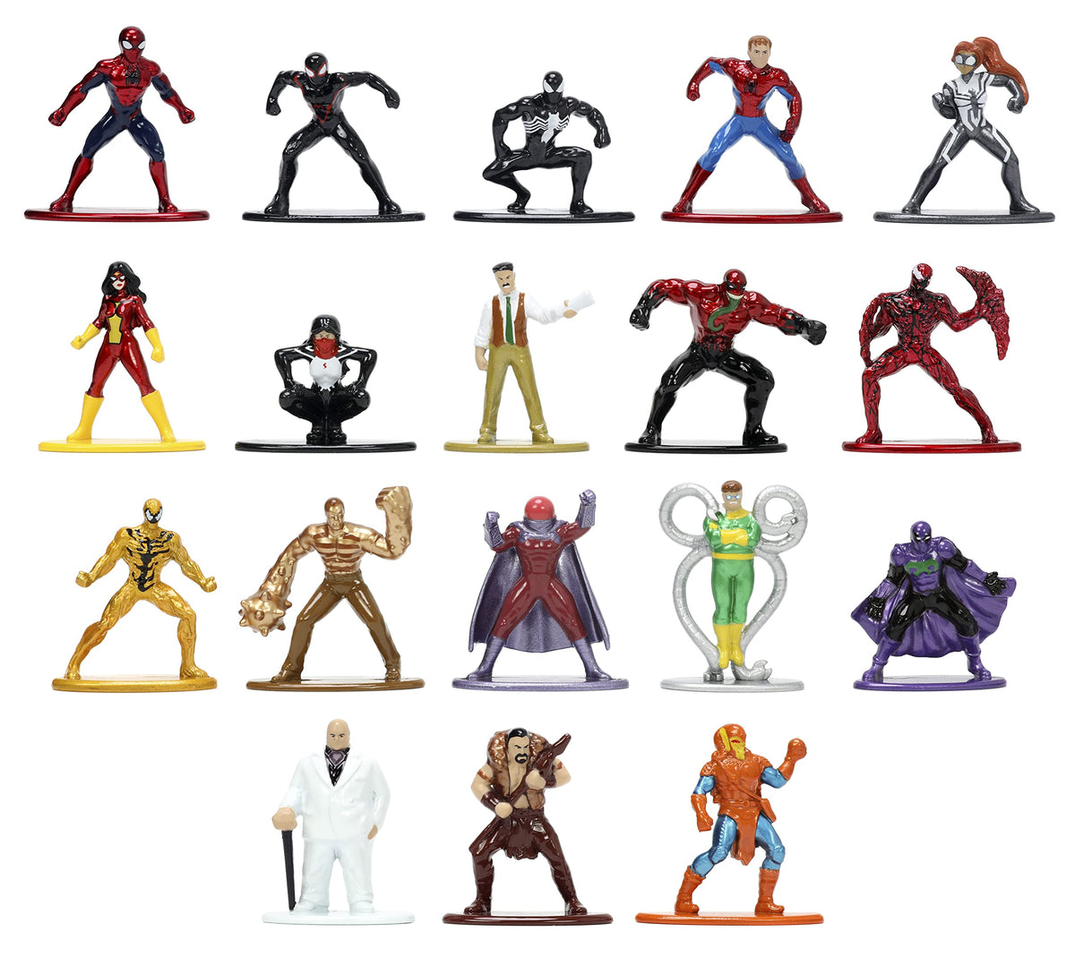 Jada Nano MetalFigs Spider-Man Mark IV die-cast display