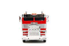 Jada Optimus Prime die-cast premium paint and logos for authentic look.