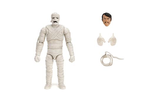 Jada Scooby-Doo Mummy of Ankha with interchangeable hands enhances expressive display.