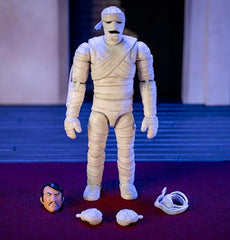 Jada Scooby-Doo Mummy of Ankha unmasked Dr. Najib head adds scene versatility.