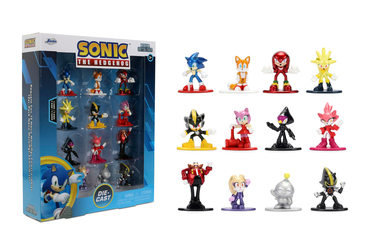 Jada Sonic Nano Metalfigs Series 3 Sonic figure for display and play