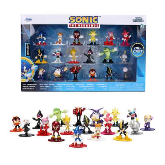 Jada Sonic Series 2 Sonic figure in die-cast metal for bold display and play.