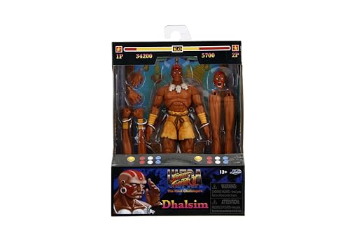 Jada Dhalsim interchangeable arms and legs for extended action.