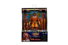 Jada Dhalsim interchangeable arms and legs for extended action.