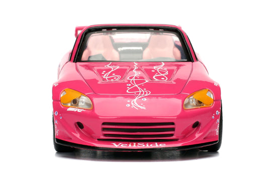 Jada Suki's Honda S2000 with detailed paint and logo for authentic movie-inspired look.