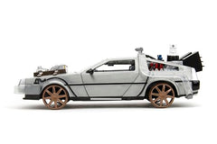 Jada Time Machine Mr Fusion detail with precise interior for viewing.