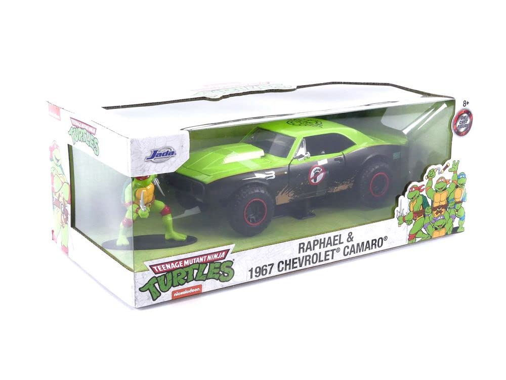 Jada TMNT Camaro window detail enhances realism and collectability.