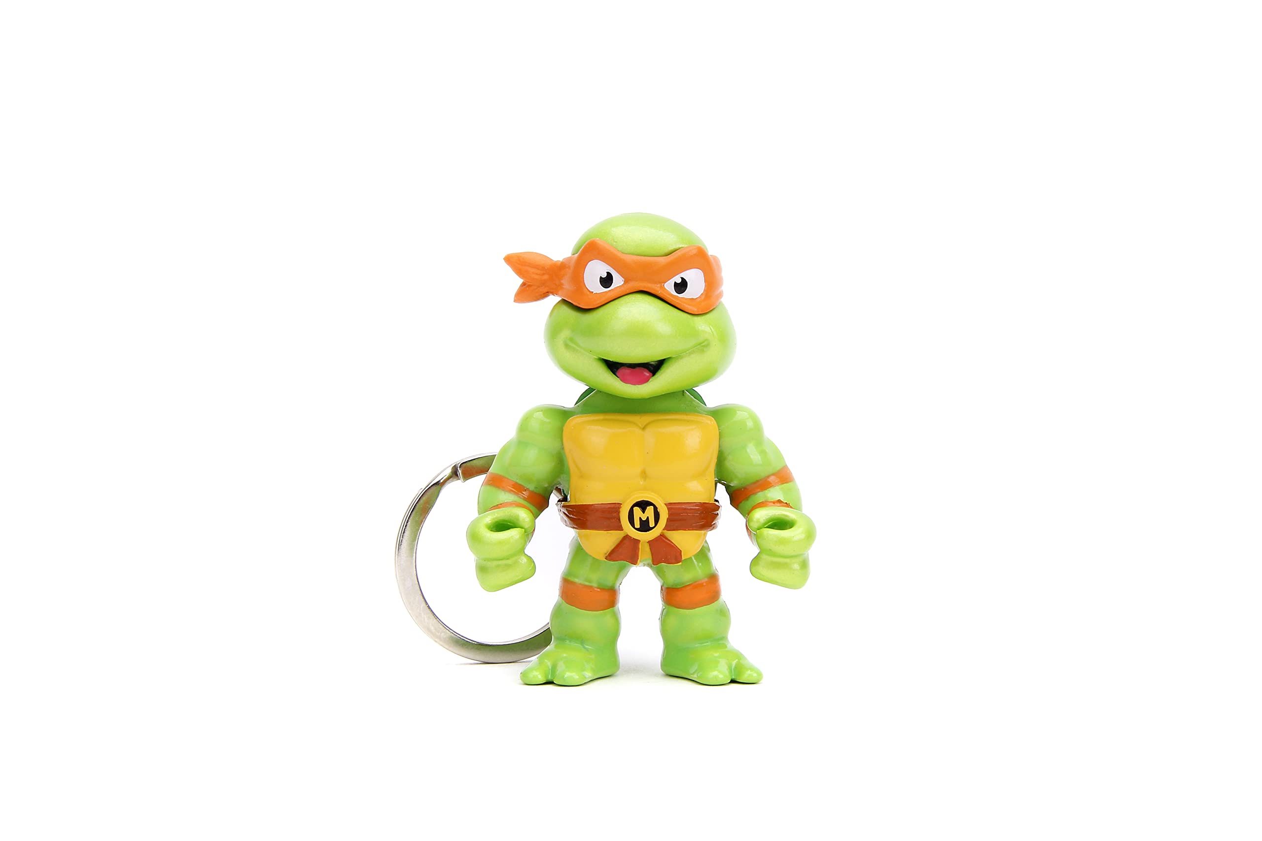 Jada TMNT 2.5-inch Leonardo metalfigs with keychain for collection on the go