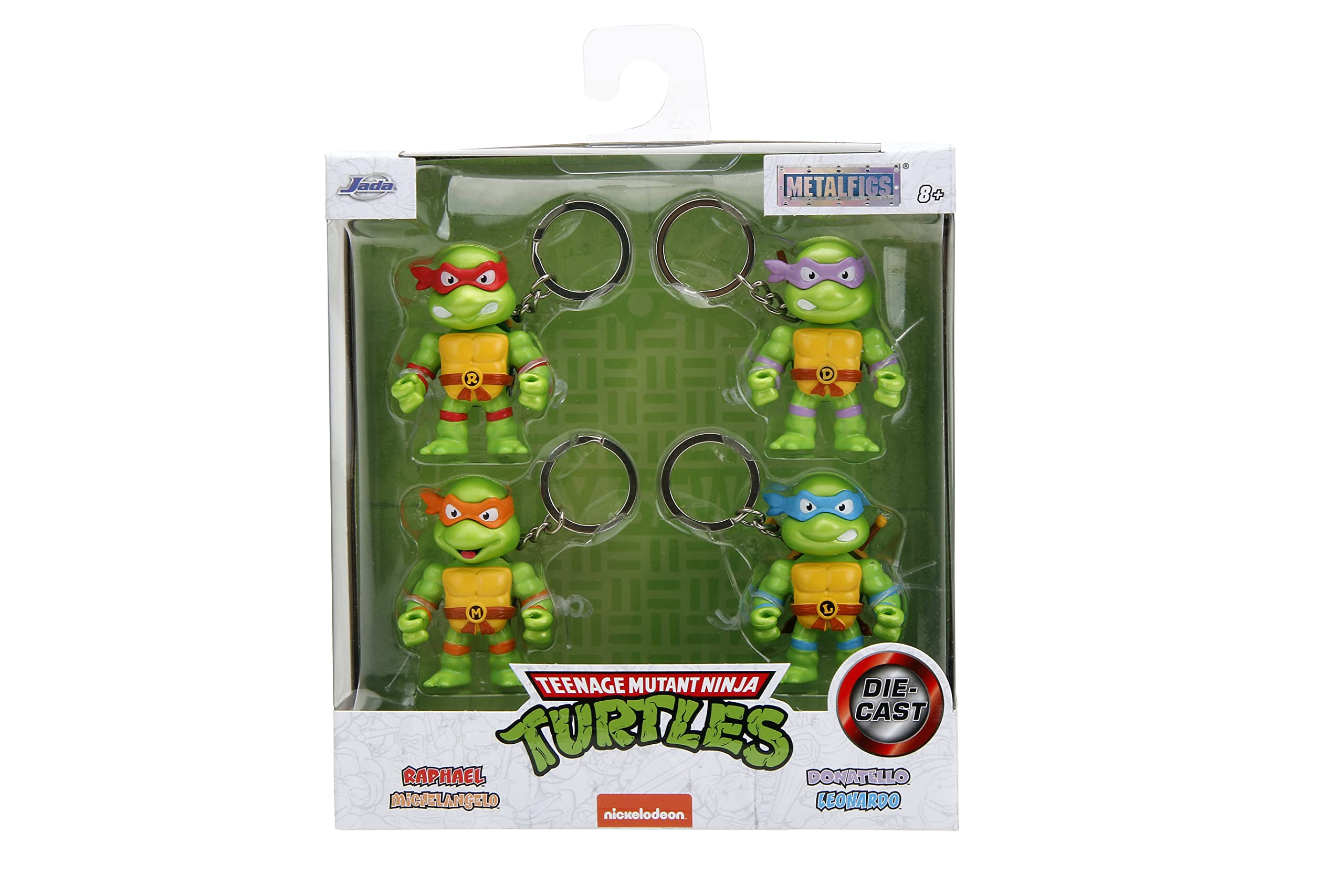 Jada TMNT 2.5-inch Michelangelo metalfigs with keychain for easy carrying
