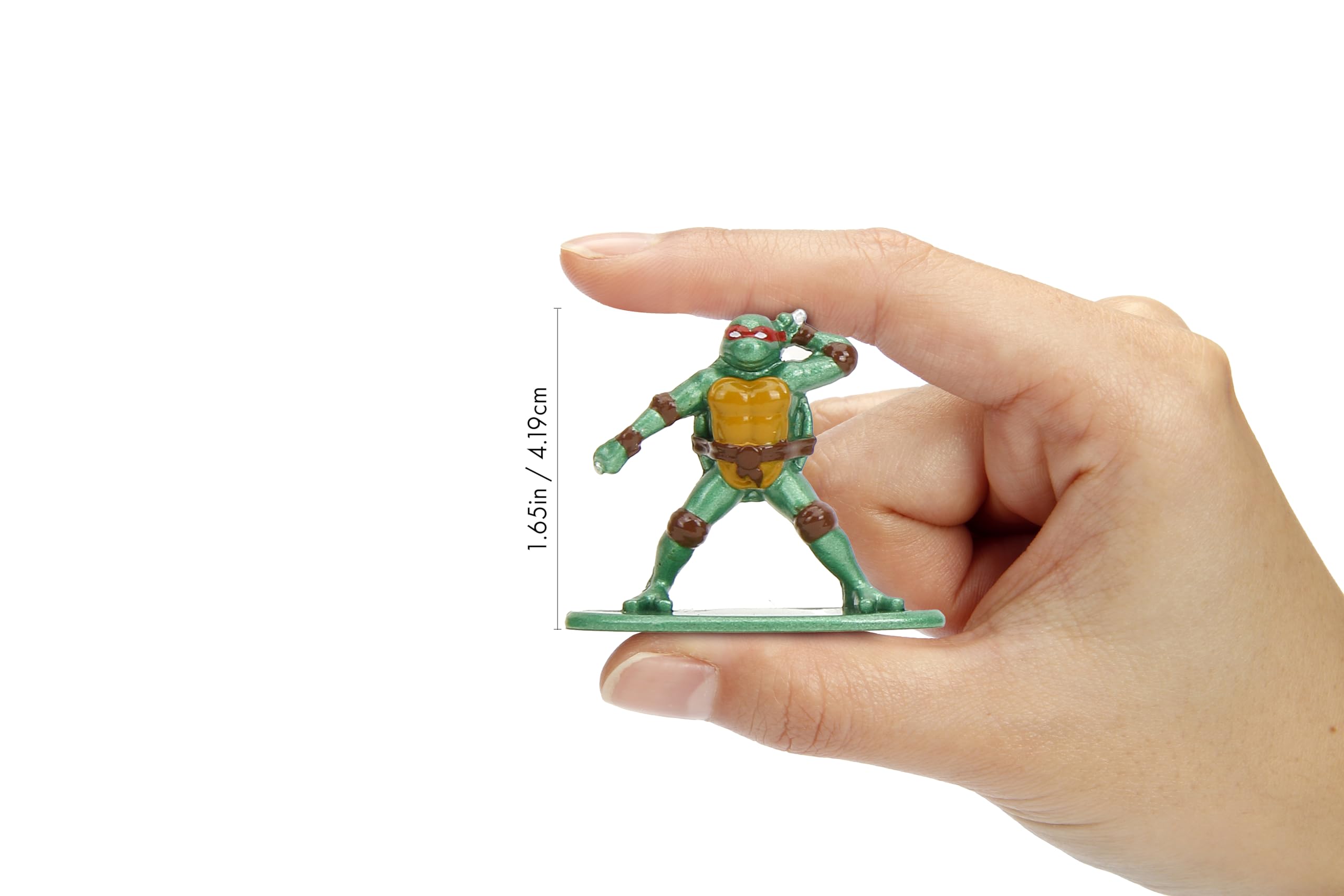 Jada TMNT Nano Metalfigs 1.65-inch desk-friendly display