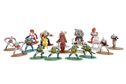 Jada TMNT Nano Metalfigs 1.65-inch detailed sculpt close-up