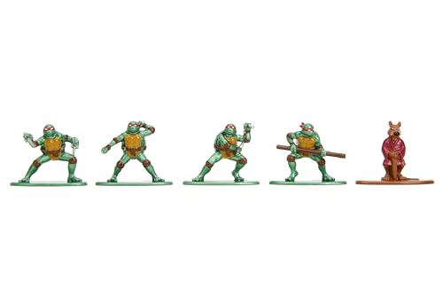Jada TMNT Nano Metalfigs 1.65-inch durable materials for display
