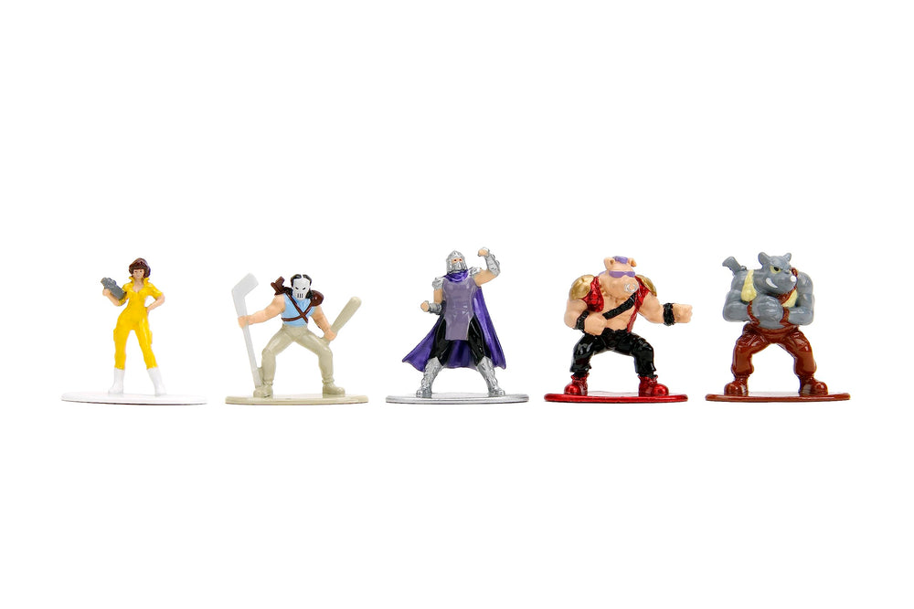 Jada TMNT Nano MetalFigs Donatello figure highlights purple detail and collector appeal.