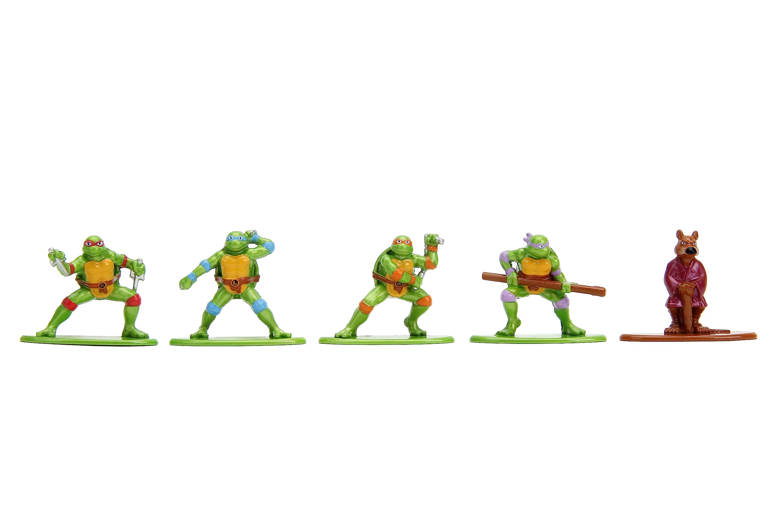 Jada TMNT Nano MetalFigs Michelangelo figure captures orange mask and kinetic action-ready vibe.